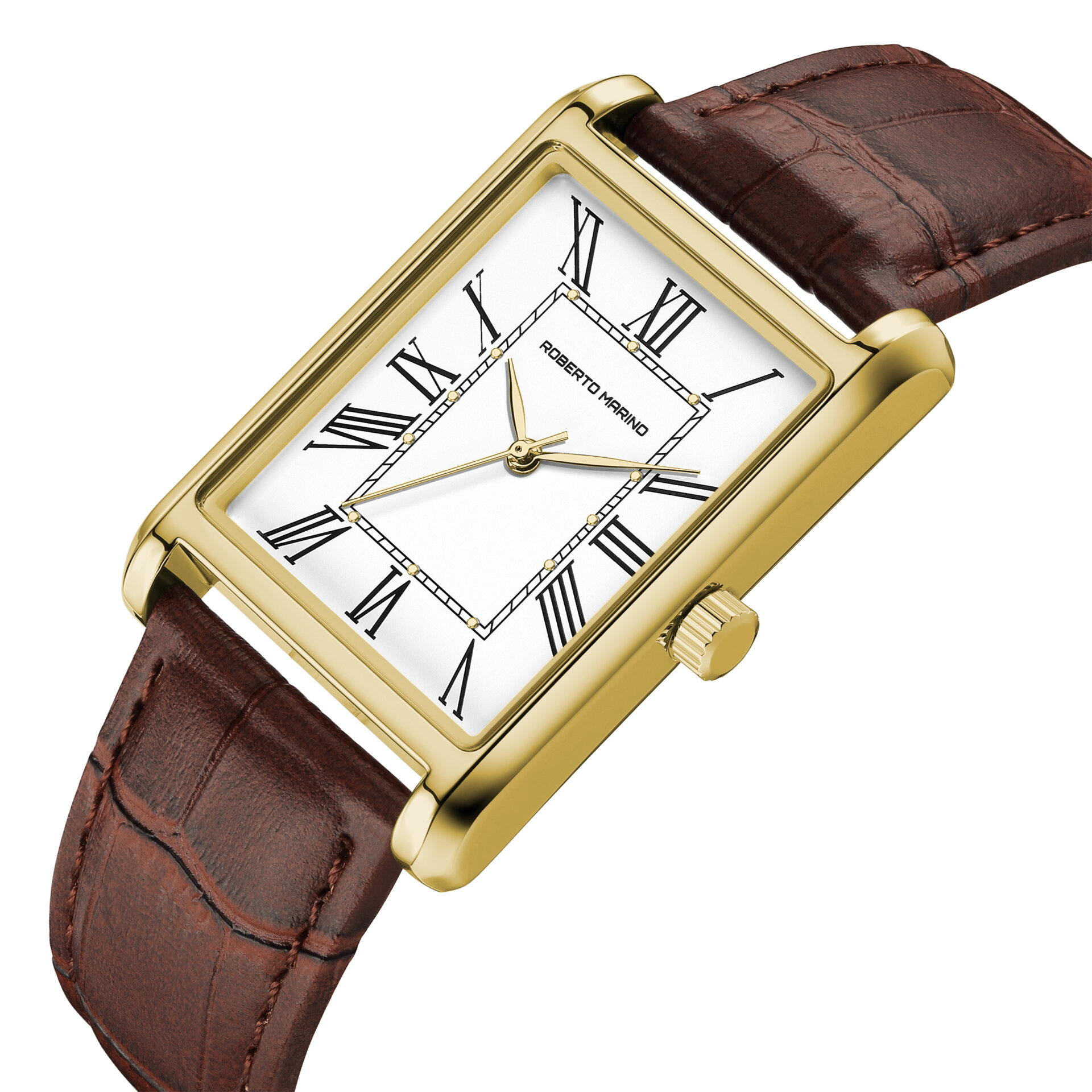 שעון מלבני Roberto Marino לגבר RM2702 – תמונה 5