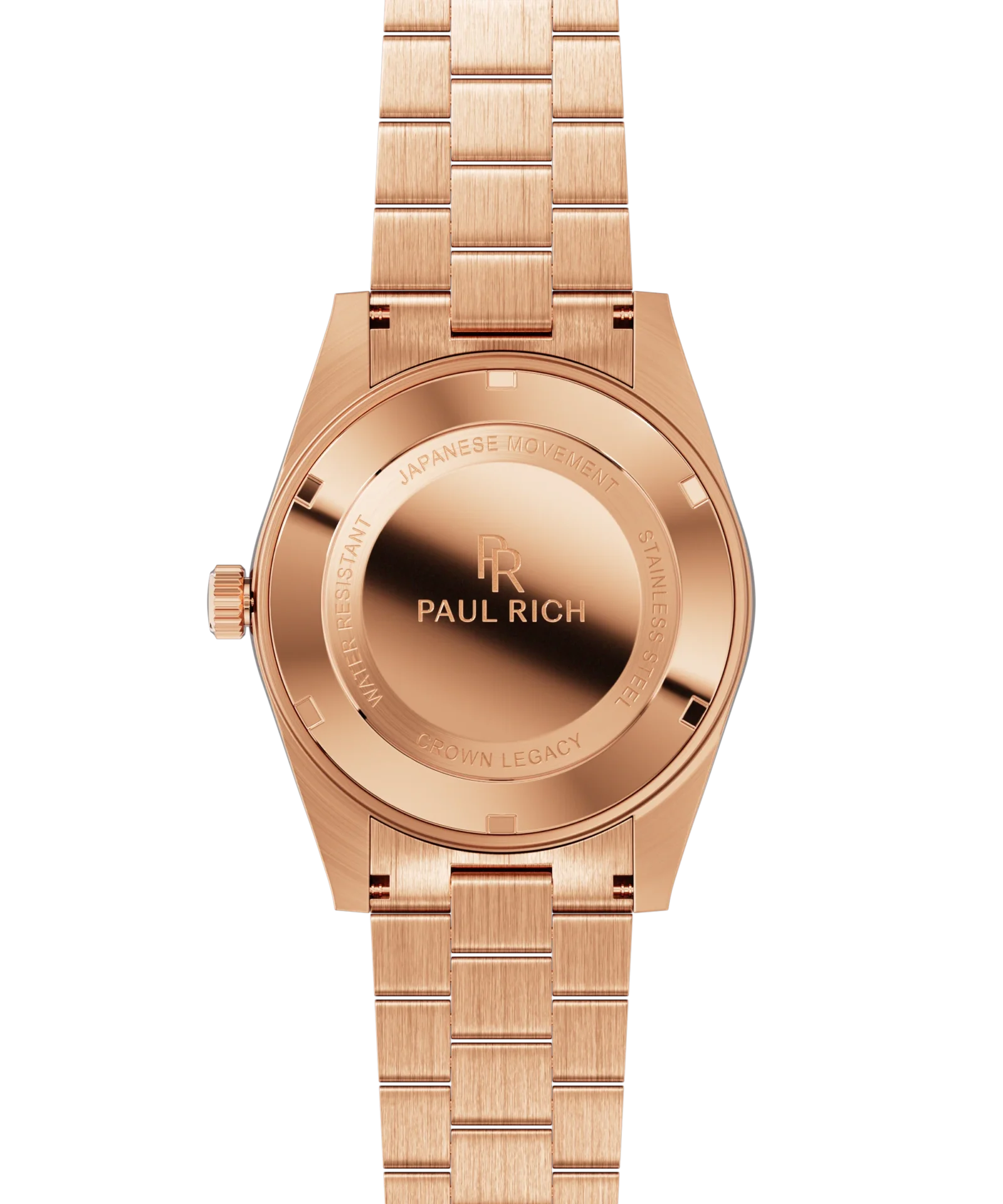 שעון Paul rich לגבר - Crown Legacy Rose Gold – תמונה 5